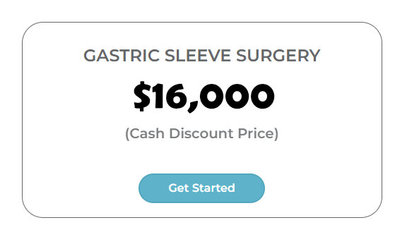gastric sleeve surgery cash discount