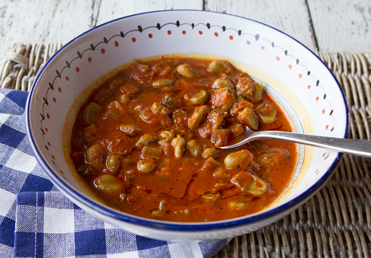 Scafata di Fave ~ Umbrian Fava Bean Stew