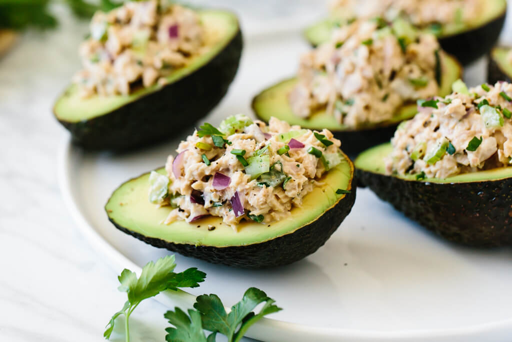 Tuna Stuffed Avocados